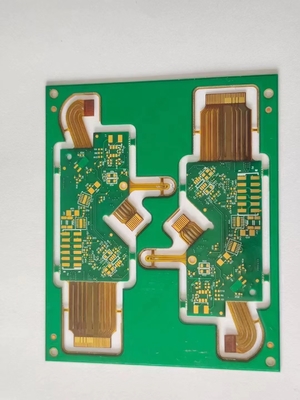 4 твердого слоя материала высокой эффективности FR4 TG180 PCB 1.0mm гибкого трубопровода