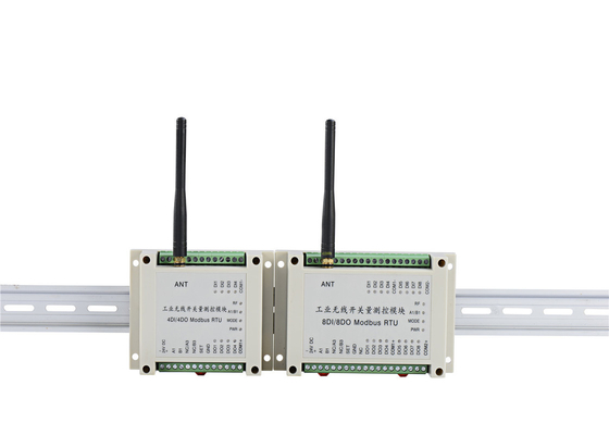 Радиотелеграф 8DI 8DO ДАЛЬШЕ С модуля 433MHz/868MHz/915MHz 4G беспроводного Modbus RTU