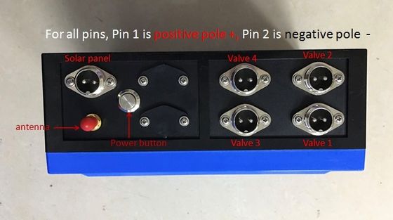 регулятор клапана 4-Station для DC 9-36V запирая на задвижку полив дистанционного управления клапанов 2km беспроводной
