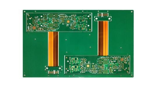 Палец золота ENIG 6 слоев доски FR4 PI PCB твердого гибкого трубопровода разнослоистый закончил